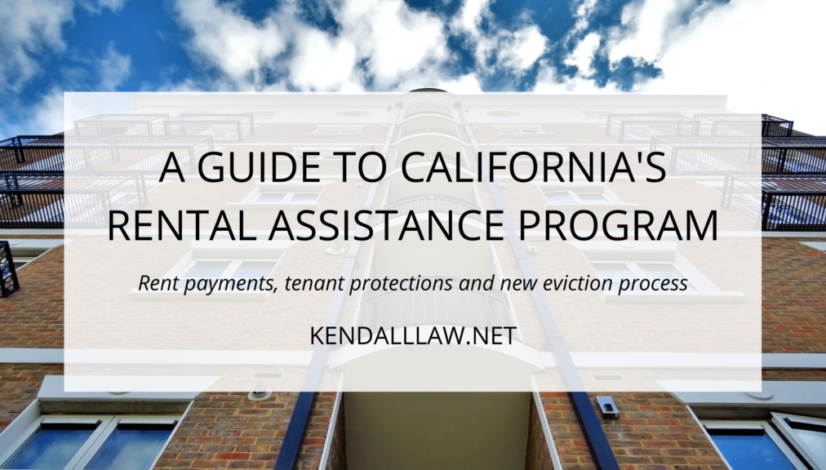 Kendall Law California Rental Assistance