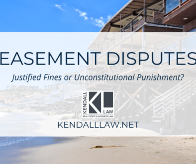 Kendall Law Easement Disputes