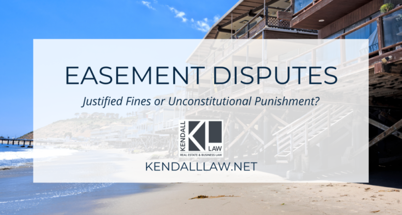 Kendall Law Easement Disputes