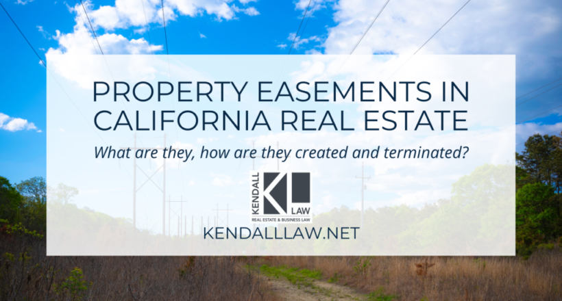 Kendall Law Easements November 2022