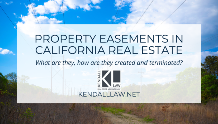 Kendall Law Easements November 2022