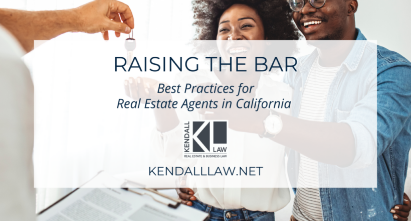 Kendall Law August 2023 Real Estate Best Practices
