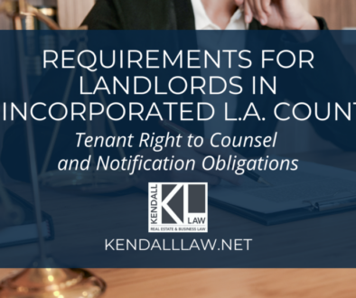 Requirements for Landlords in Unincorporated Los Angeles County