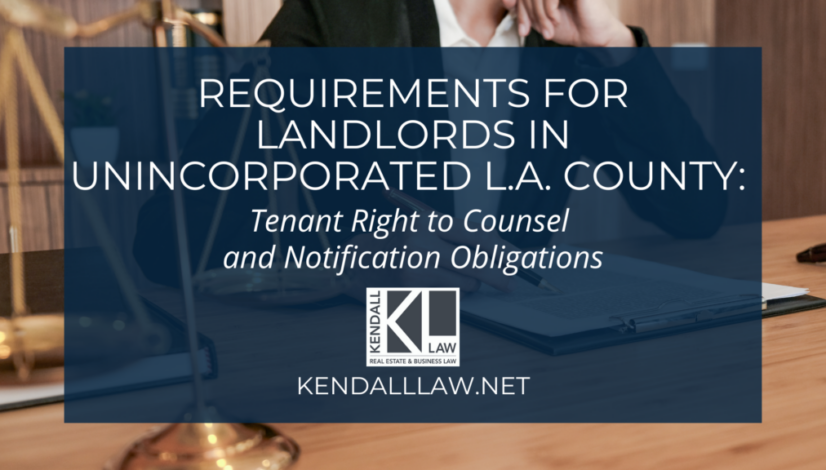Requirements for Landlords in Unincorporated Los Angeles County