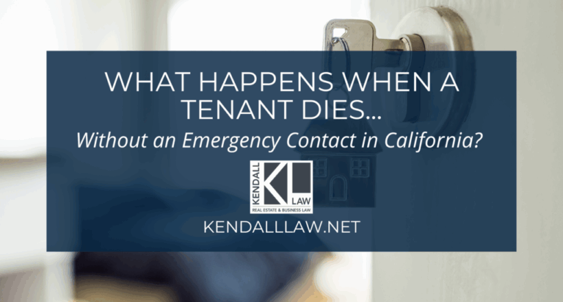 What Happens When a Tenant Dies... What Happens When a Tenant Dies...