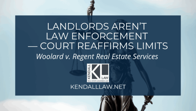 Landlords Aren’t Law Enforcement — Court Reaffirms Limits